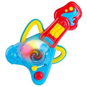 Colorful Red and Blue Learning Guitar Toy